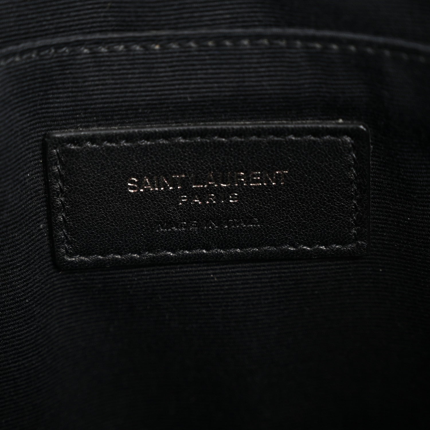 Saint Laurent Grain De Poudre Monogram Monochrome iPad Case Black 6 of 9