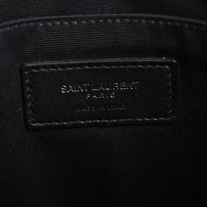 Saint Laurent Grain De Poudre Monogram Monochrome iPad Case Black 6 of 9