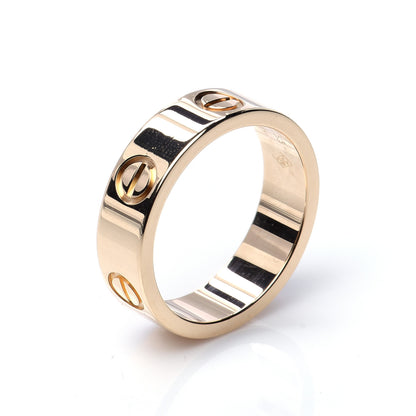 Cartier 18K Yellow Gold 5.5mm LOVE Ring 53 6.25 4 of 5