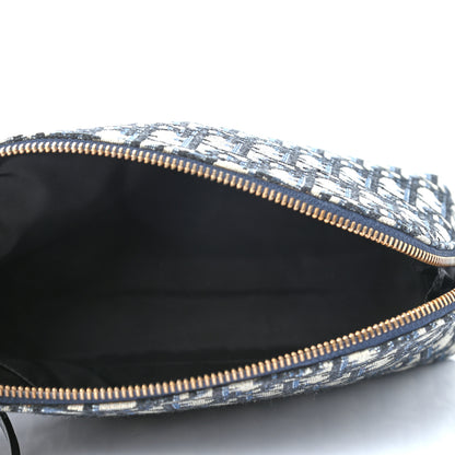 Christian Dior Oblique Large Beauty Pouch Bleu 5 of 6