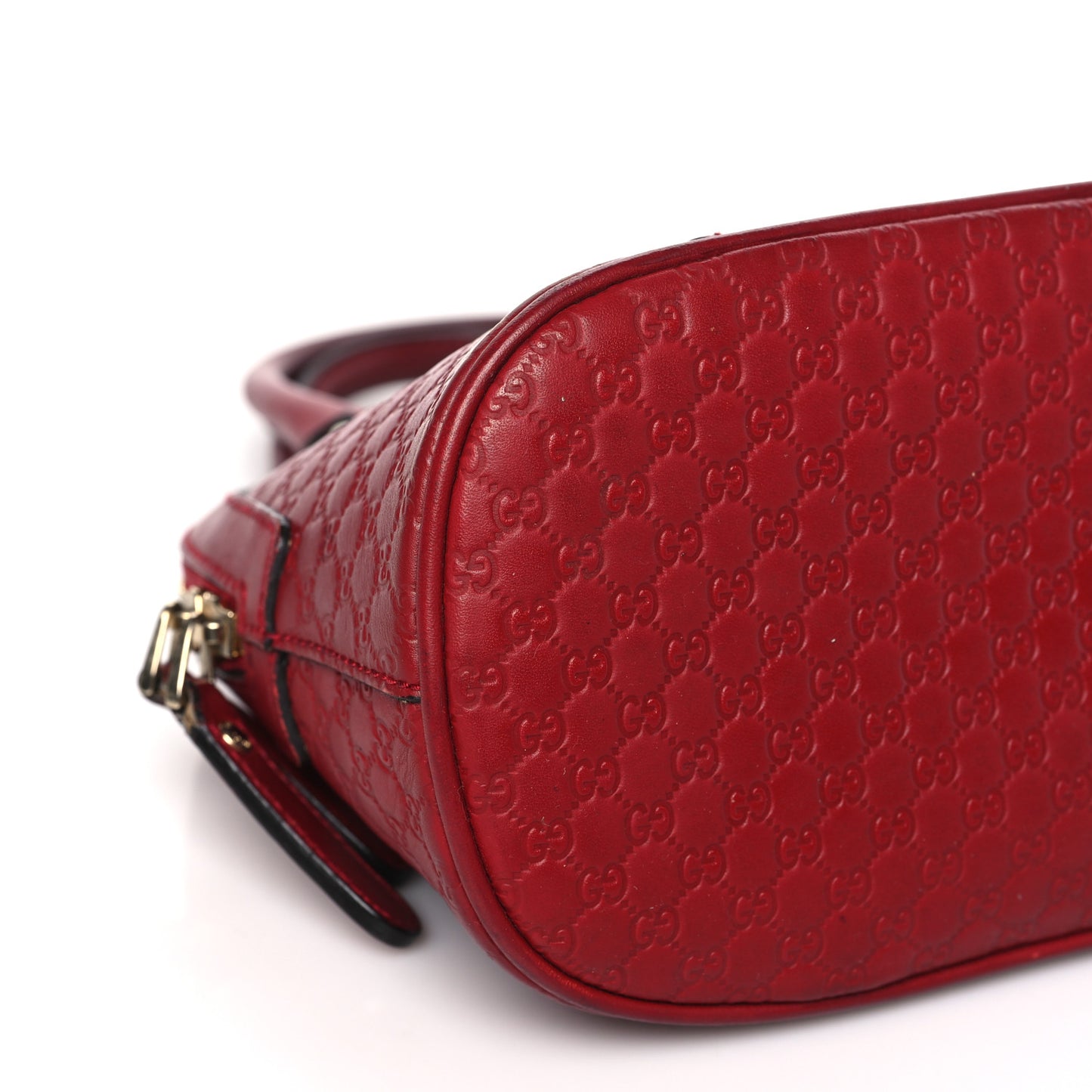 Soft Microguccissima Mini Dome Bag Rosso