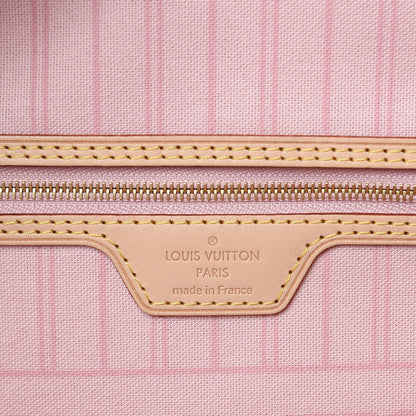 Louis Vuitton Damier Azur Neo Neverfull MM Rose Ballerine 6 of 10