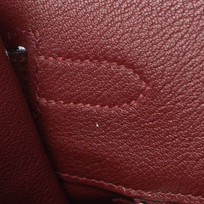 Hermes Ardennes Birkin 35 Rouge H 17 of 38