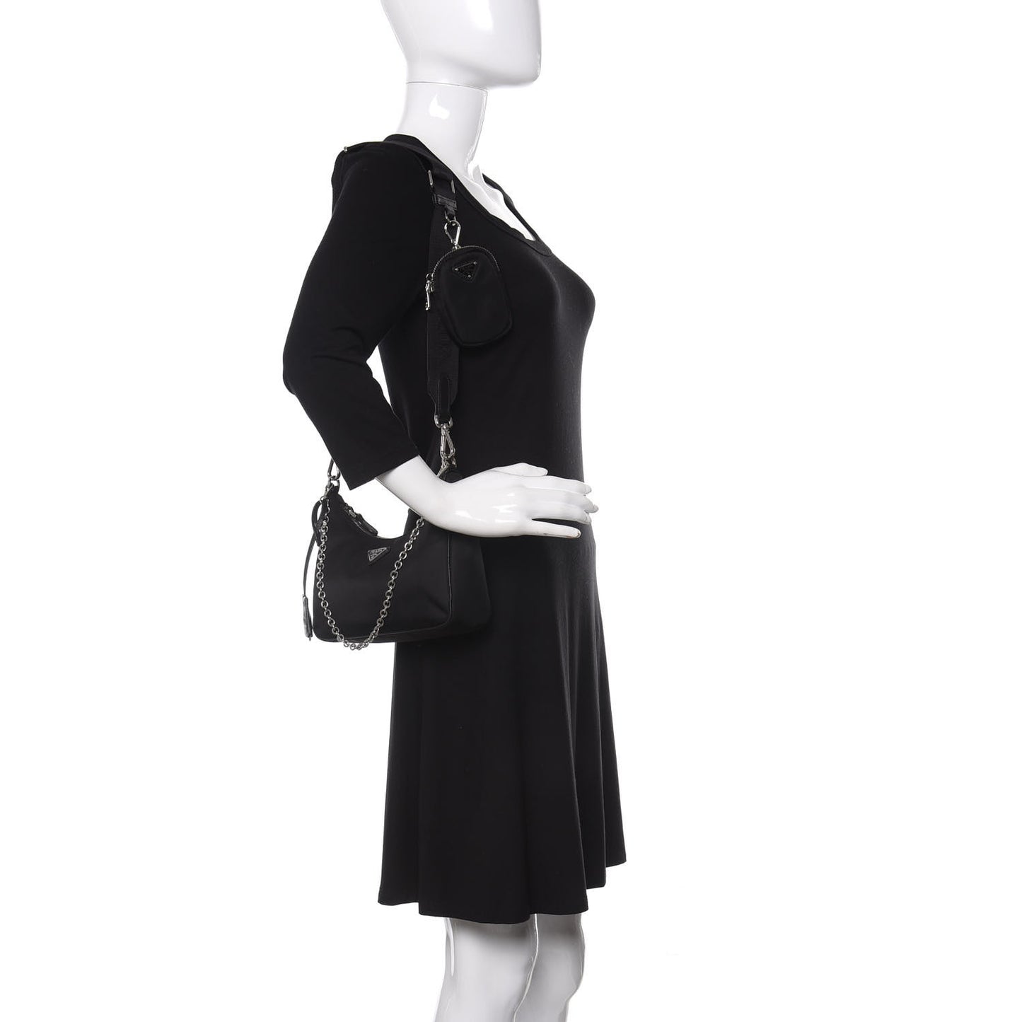 Nylon Re-Edition 2005 Shoulder Bag Black