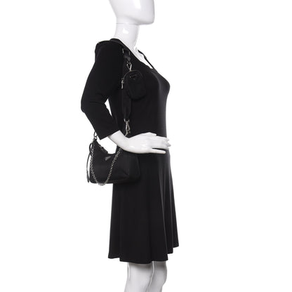 Prada Nylon Re-Edition 2005 Shoulder Bag Black 2 of 13