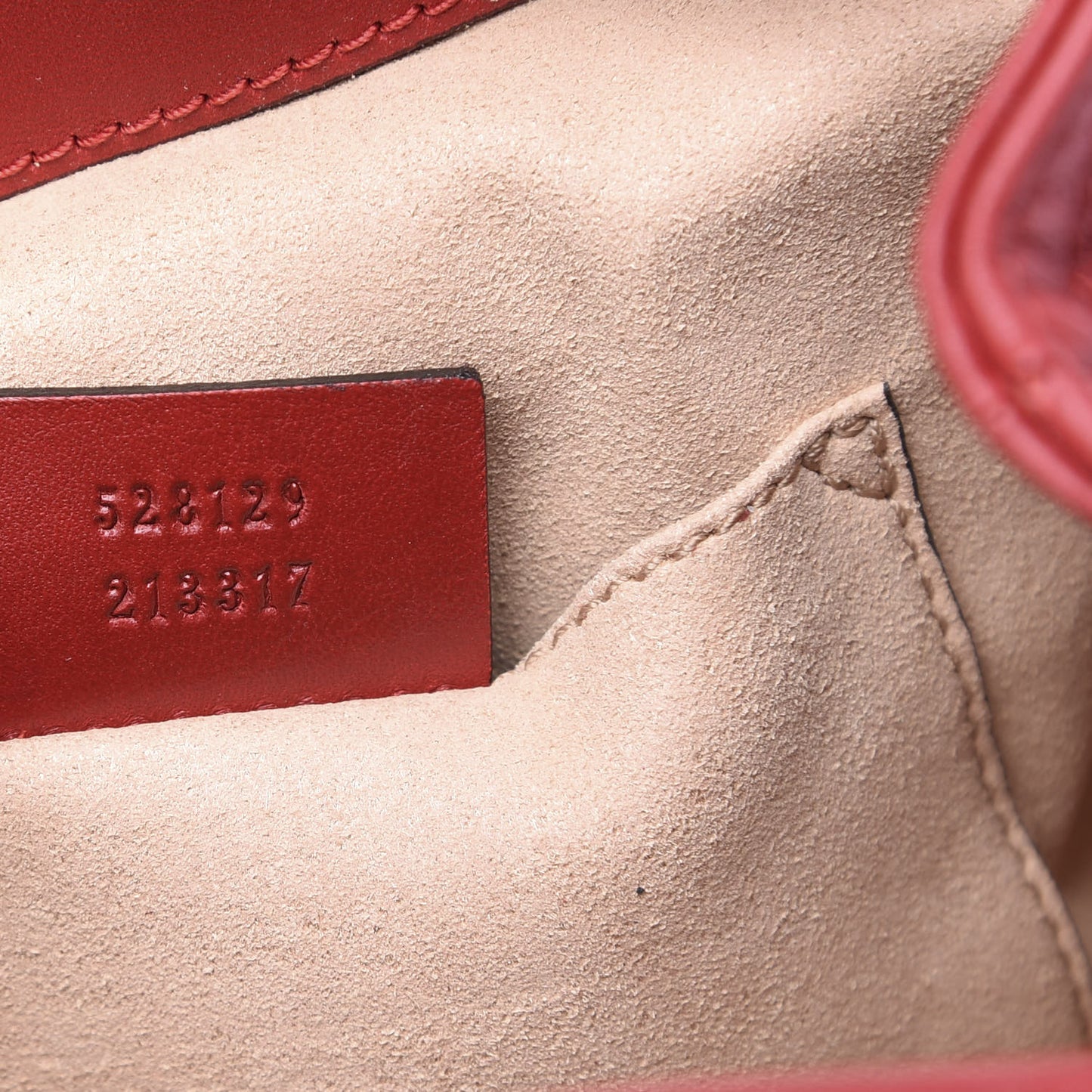 Calfskin Matelasse GG Marmont Flap Backpack Hibiscus Red