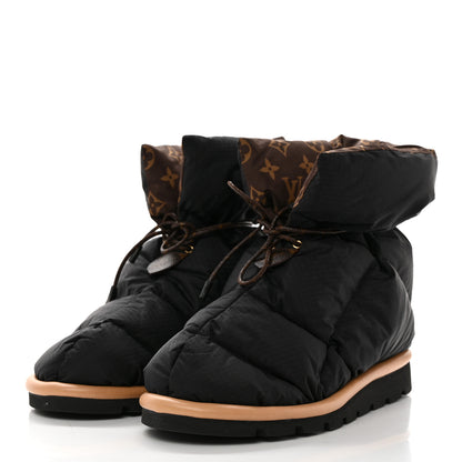 Louis Vuitton Nylon Monogram Pillow Comfort Ankle Boot 39 Black 3 of 9