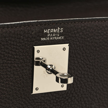 Hermes Togo Kelly Retourne 32 Chocolate 6 of 12