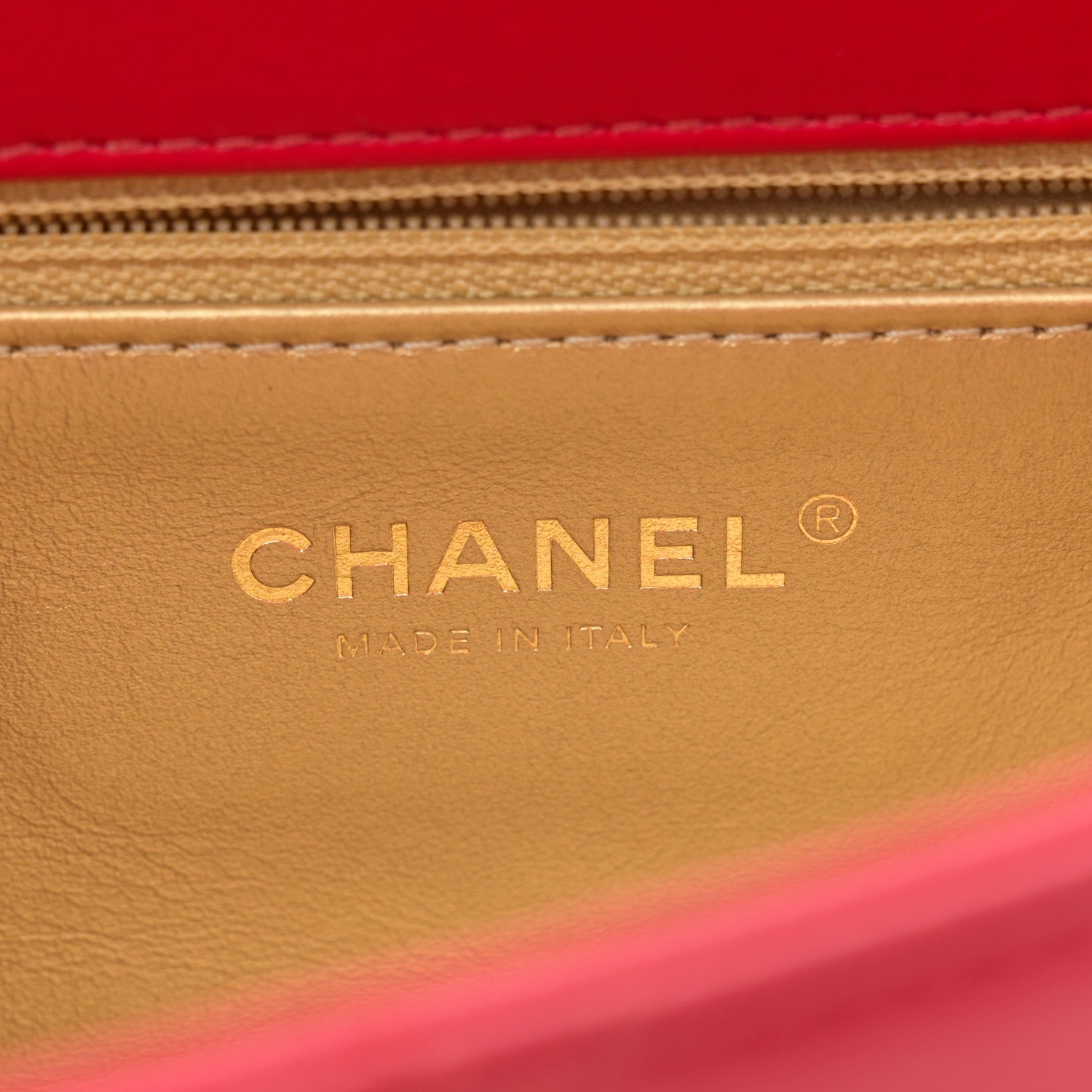 Chanel Lambskin Quilted Multiple Chain Flap Red 6 of 13