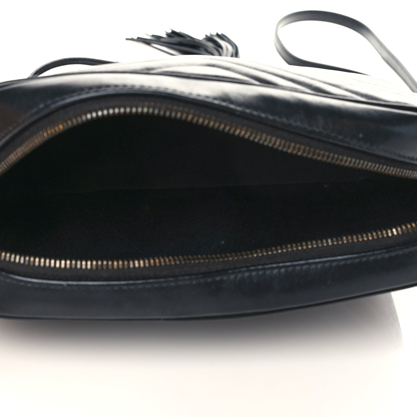 Calfskin Matelasse Monogram Lou Camera Bag Black