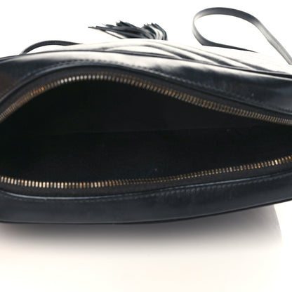 Saint Laurent Calfskin Matelasse Monogram Lou Camera Bag Black 5 of 6
