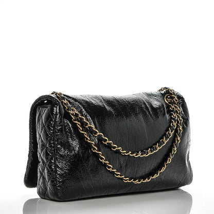 Chanel Vinyl Medium Rock and Chain Flap Black 3 of 7