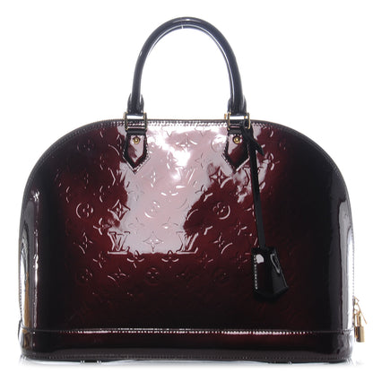 Louis Vuitton Vernis Alma GM Amarante 1 of 8