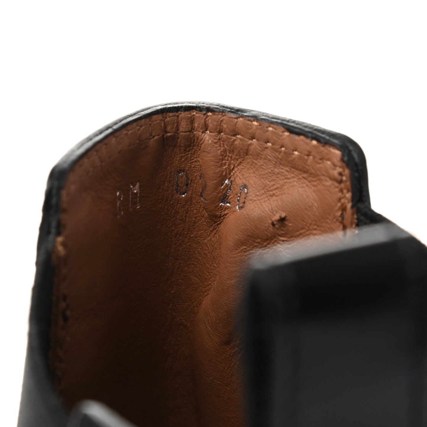 Calfskin Chain Chelsea Boots 37 Black