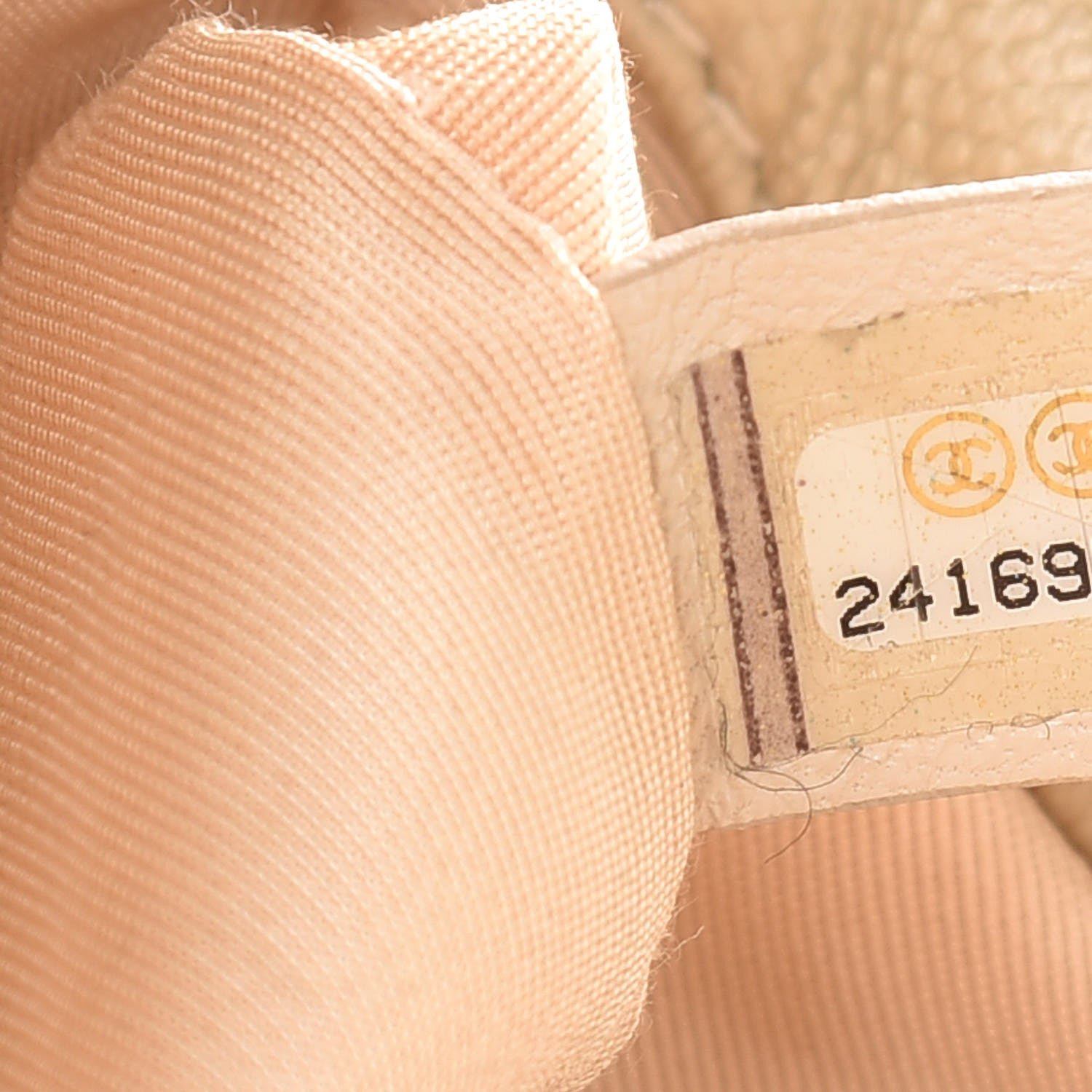 Chanel Pearly Caviar Quilted Medium Boy Flap Light Gold 7 of 13