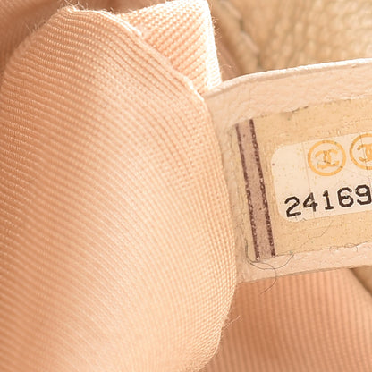 Chanel Pearly Caviar Quilted Medium Boy Flap Light Gold 7 of 13