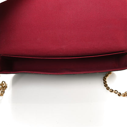 Louis Vuitton Monogram Pochette Felicie Chain Wallet Fuchsia 5 of 11