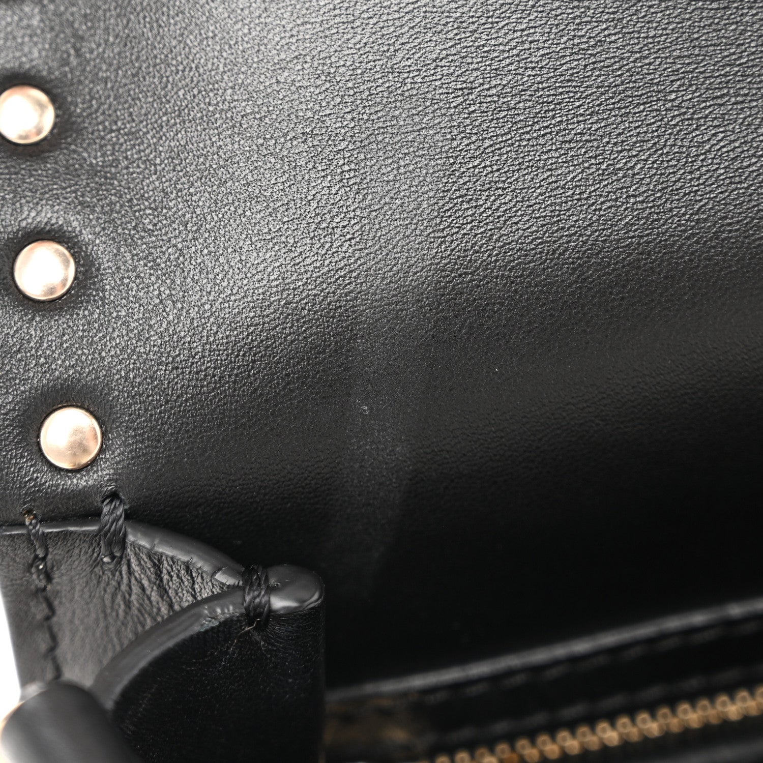 Valentino Garavani Vitello Rockstud Shoulder Flap Messenger Bag Black 10 of 11