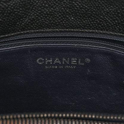 Chanel Caviar Lambskin Quilted Large Coco Break Shopping Bag Black 6 of 11