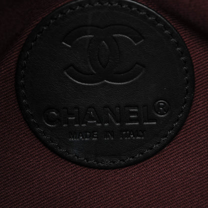 Chanel Aged Calfskin Quilted Expandable Messenger Black 6 of 8