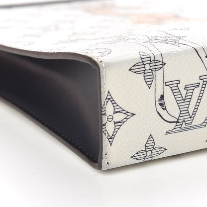 Louis Vuitton Savane Monogram Chapman Pochette Voyage GM Dune 8 of 12