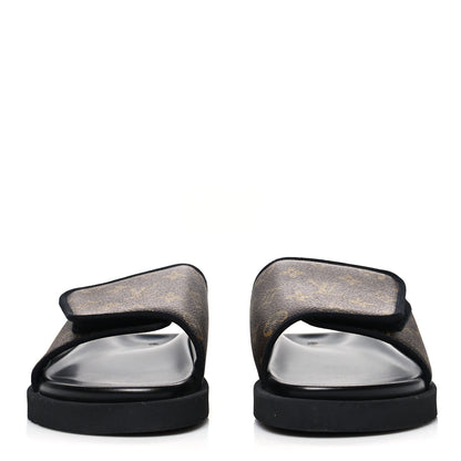 Louis Vuitton Monogram Mens Miami Mule 9 Black 2 of 8