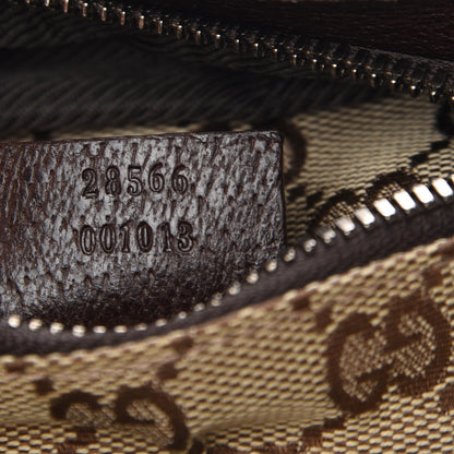 Gucci GG Monogram Double Pocket Belt Bag Dark Brown 7 of 7