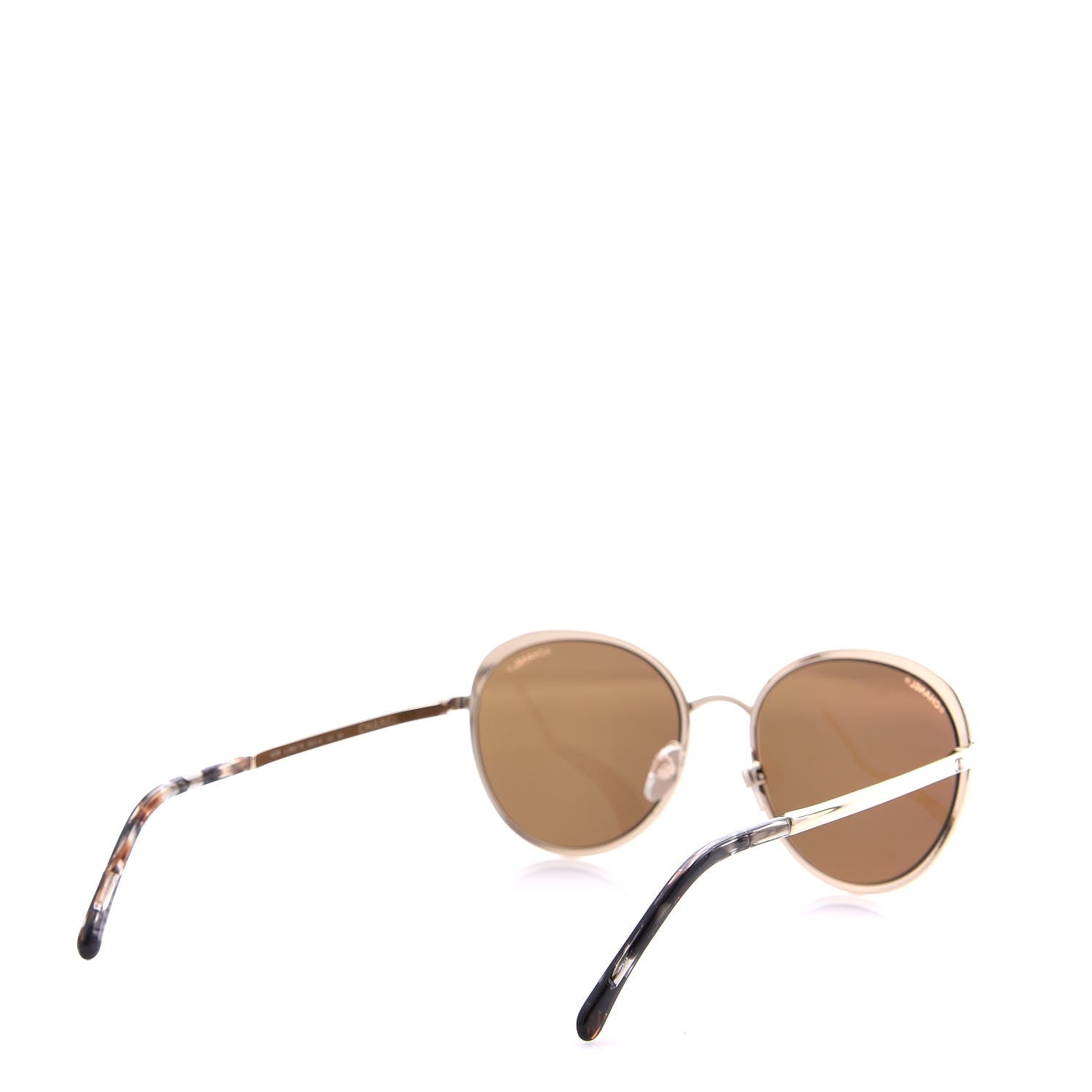 Chanel Round Mirror Sunglasses 4206 Rose Gold 4 of 8