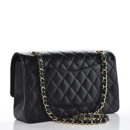 Chanel Caviar Quilted Medium Double Flap Black 3 of 7