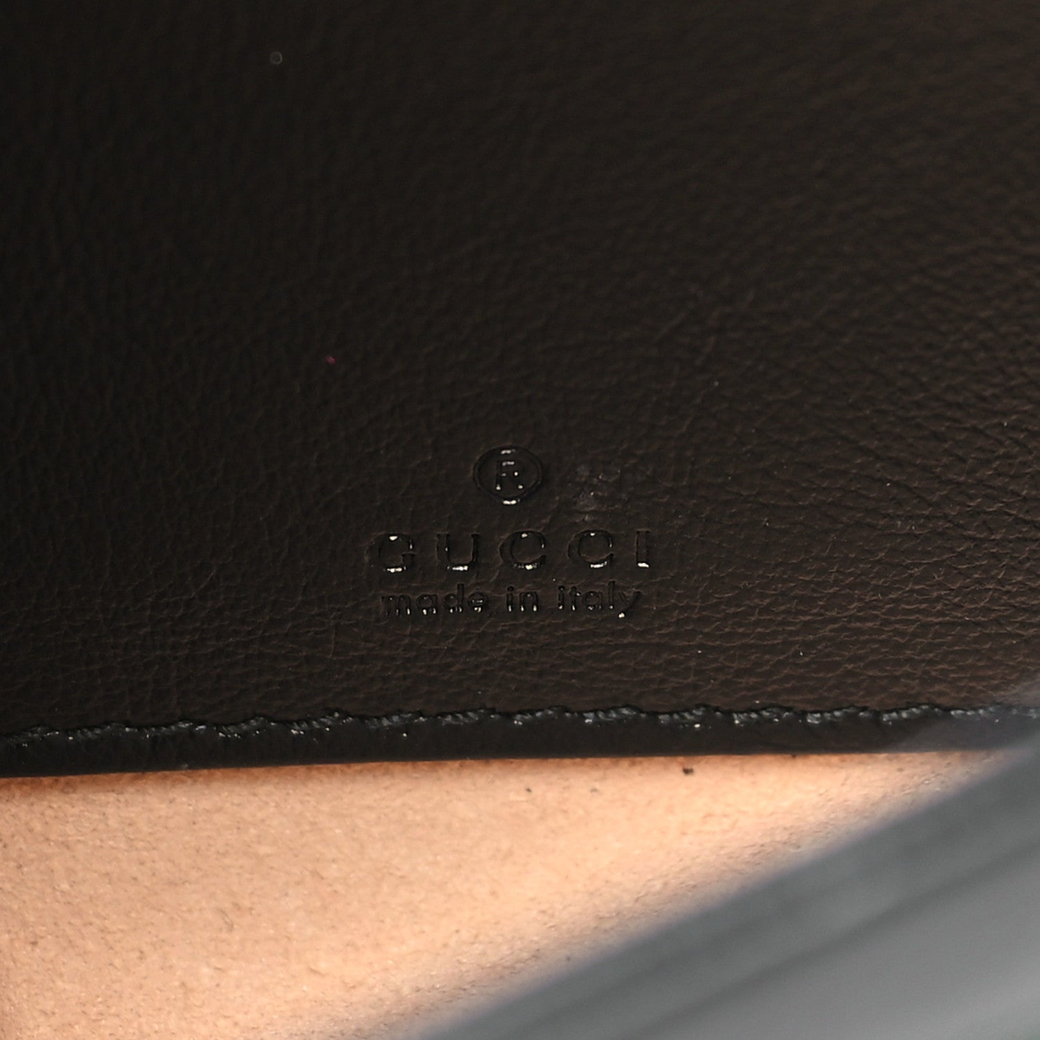 Gucci Textured Calfskin Web Mini Rajah Slim Flap Shoulder Bag Black 6 of 9