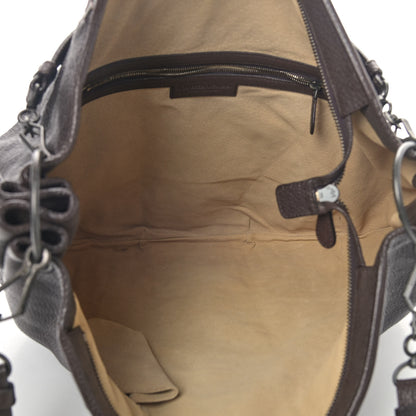 Bottega Veneta Cervo Deerskin Woven Hobo Ebano 5 of 11