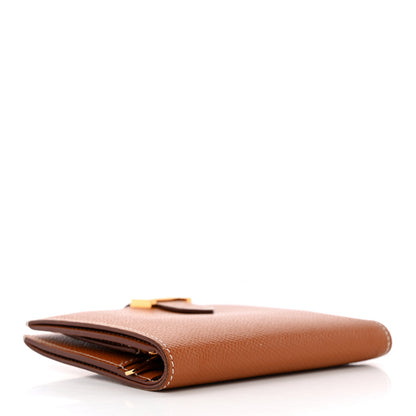 Hermes Epsom Bearn Compact Wallet Gold 4 of 7