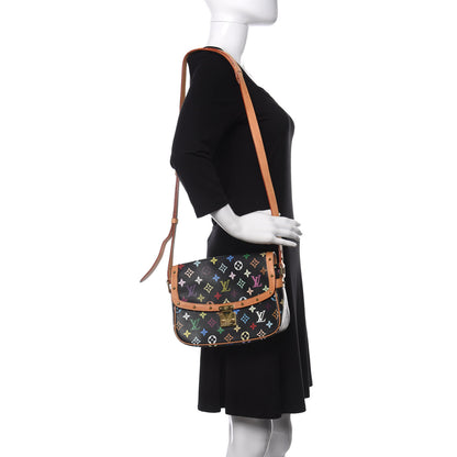 Louis Vuitton Monogram Multicolor Sologne Black 2 of 12