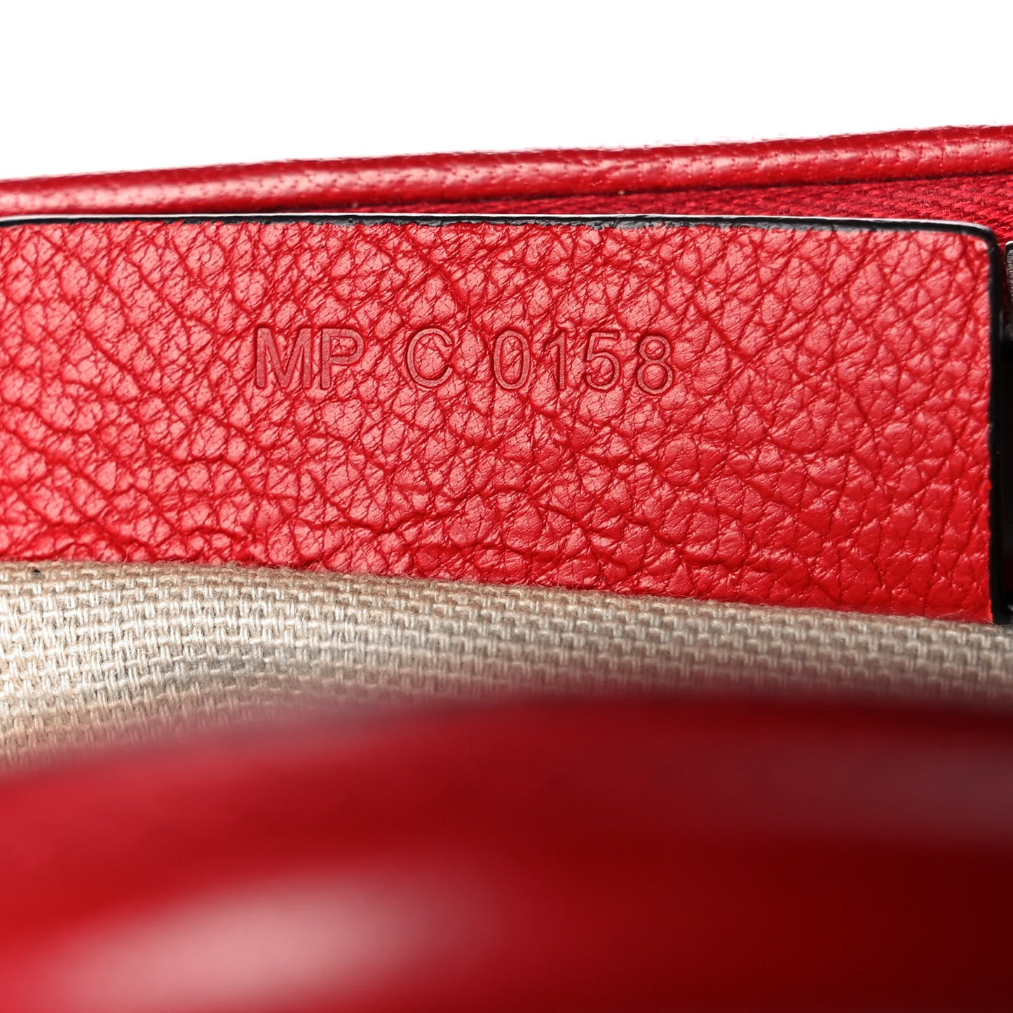 Sugar Goatskin Mini Antigona Dark Red