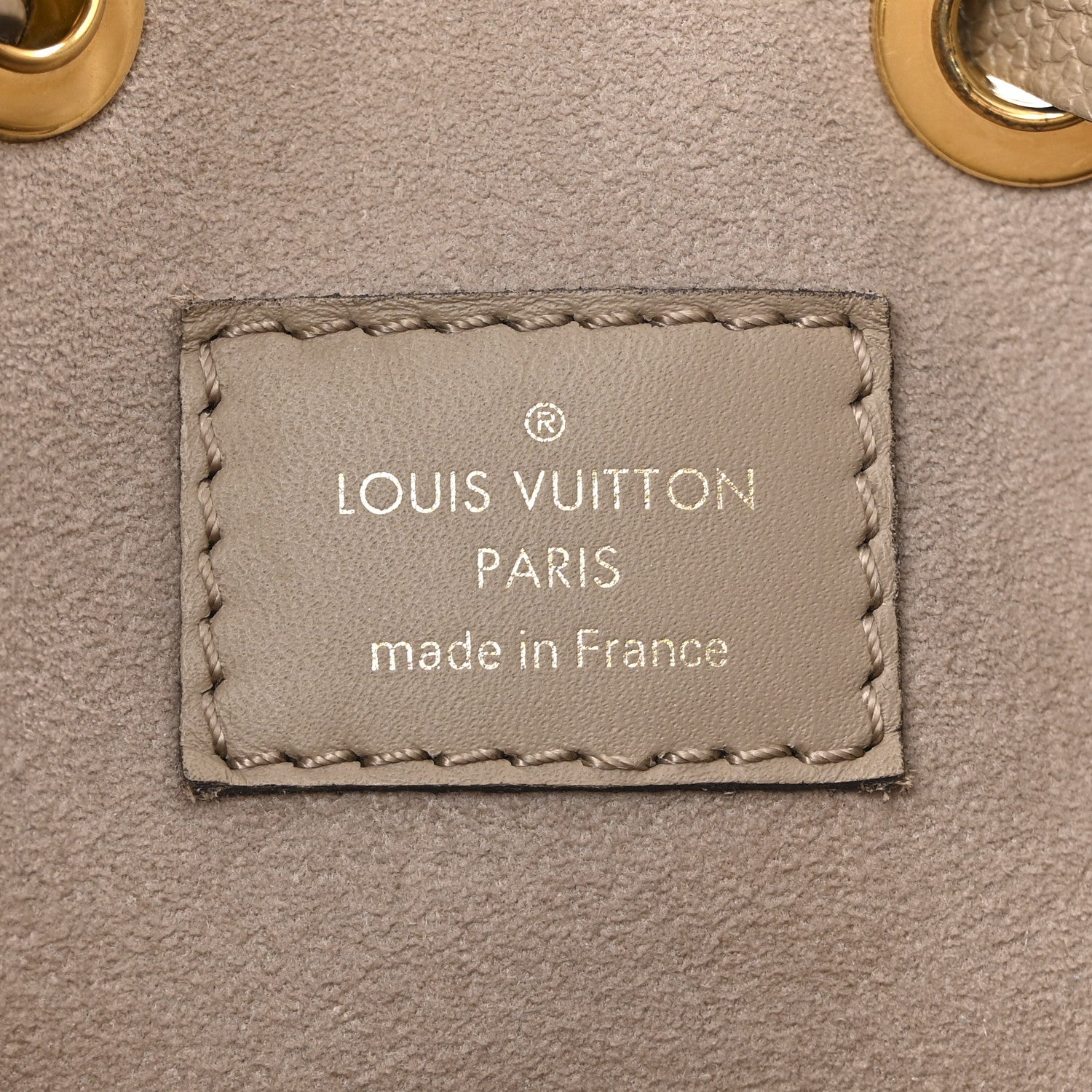 Louis Vuitton Empreinte Monogram Giant Neonoe MM Tourterelle Creme 6 of 10