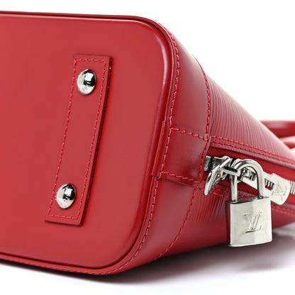 Louis Vuitton Epi Alma BB Carmine 9 of 20