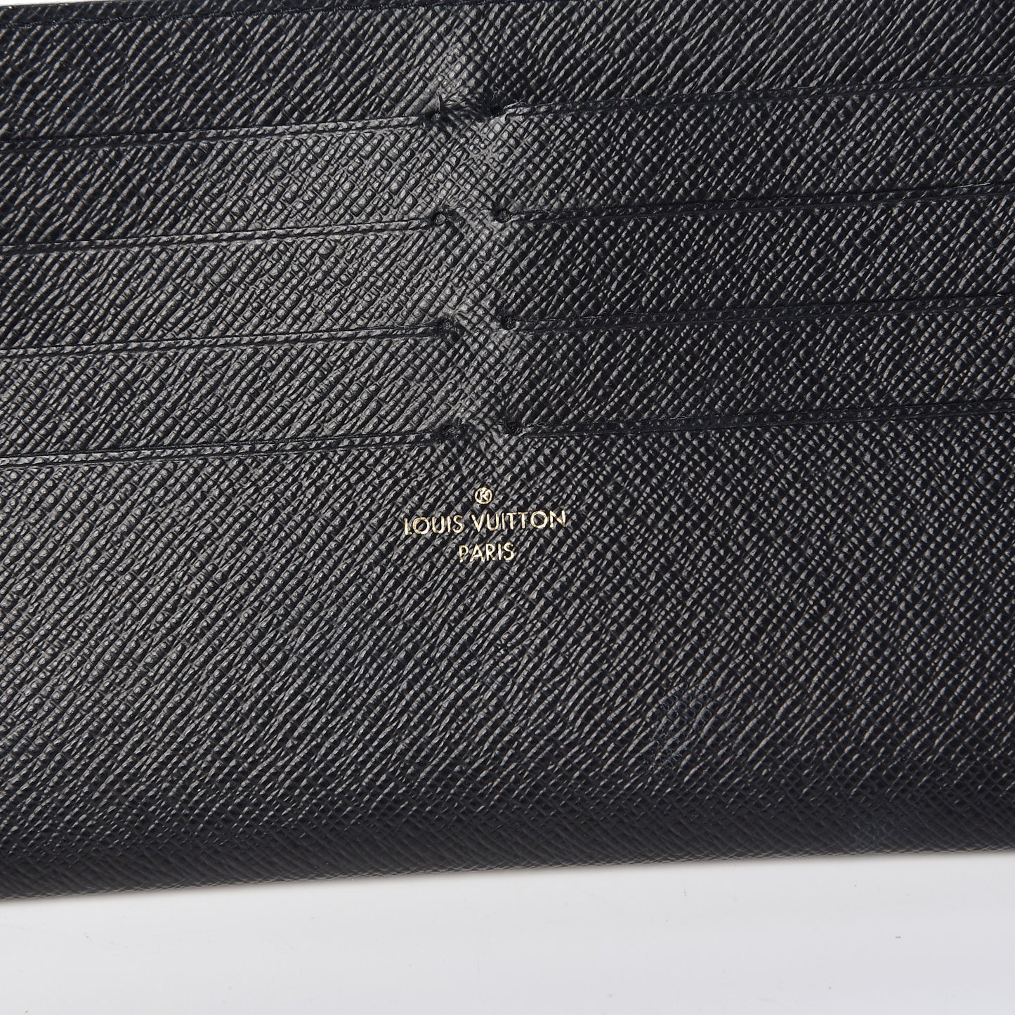 Calfskin Felicie Chain Wallet Card Holder Insert Black