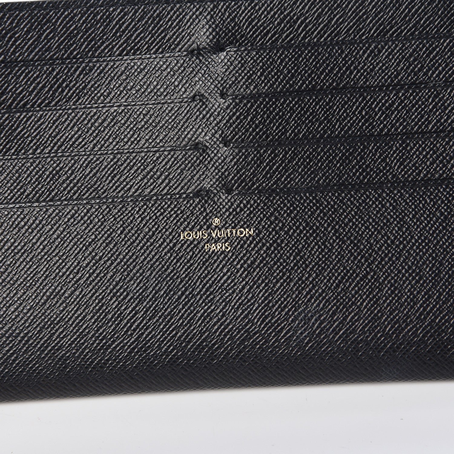 Louis Vuitton Calfskin Felicie Chain Wallet Card Holder Insert Black 6 of 6