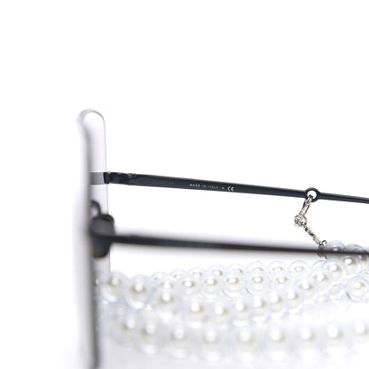 Chanel Butterfly Removable Pearl Chain Sunglasses 4262 Black 6 of 7