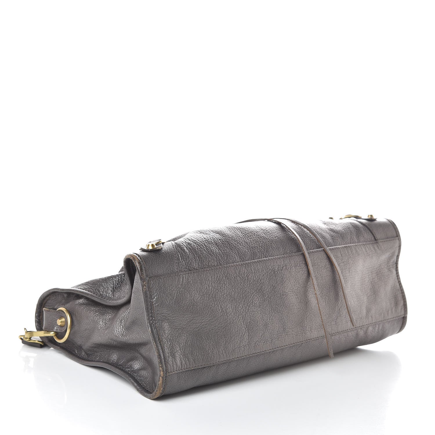 Balenciaga Pearlescent Goatskin Classic Gold Hardware City Bronze 4 of 9