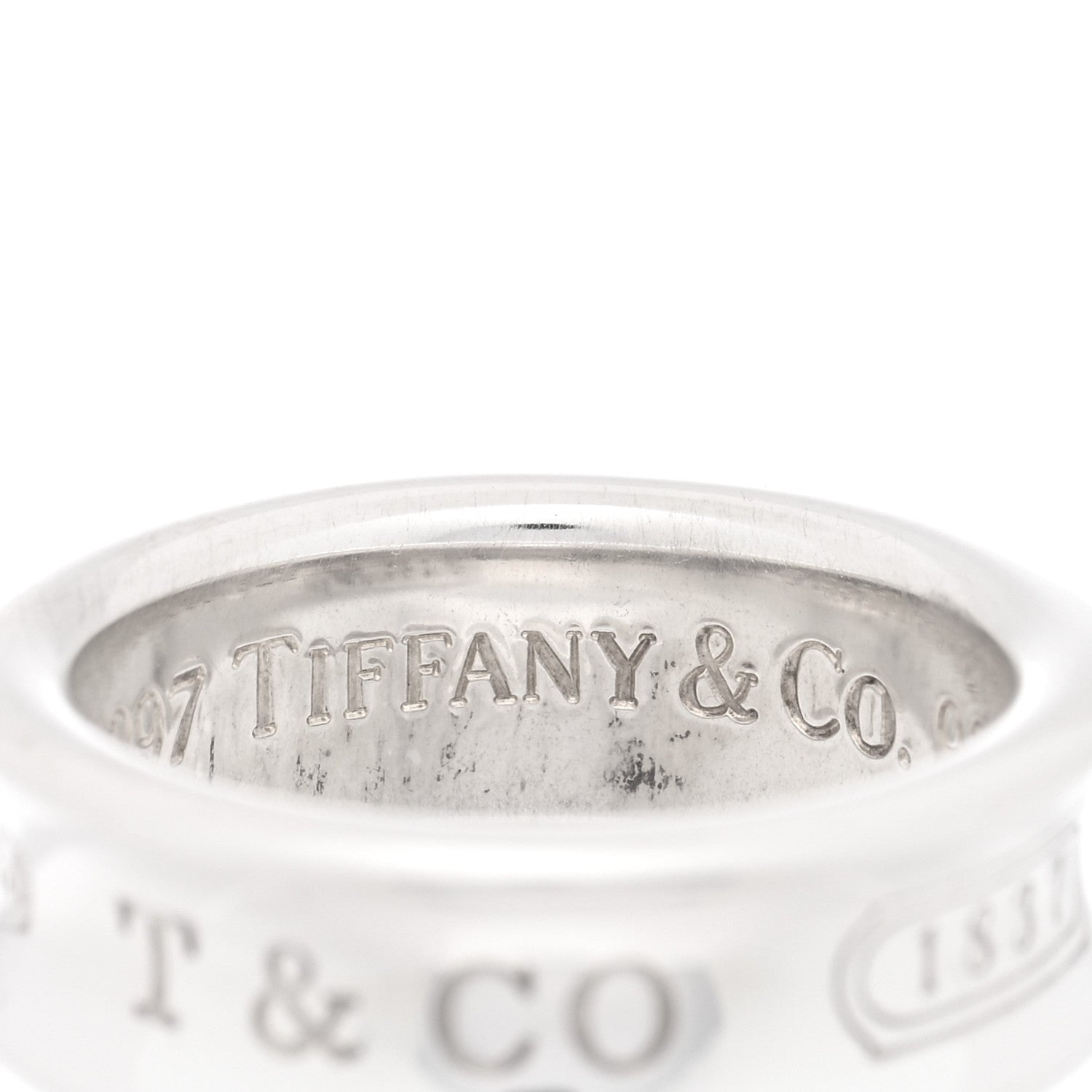 Tiffany Sterling Silver 1837 Band Ring 53 6.25 4 of 4
