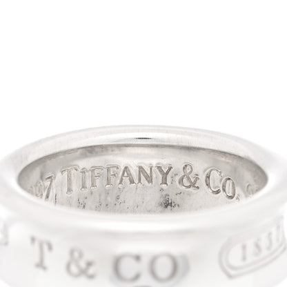 Tiffany Sterling Silver 1837 Band Ring 53 6.25 4 of 4