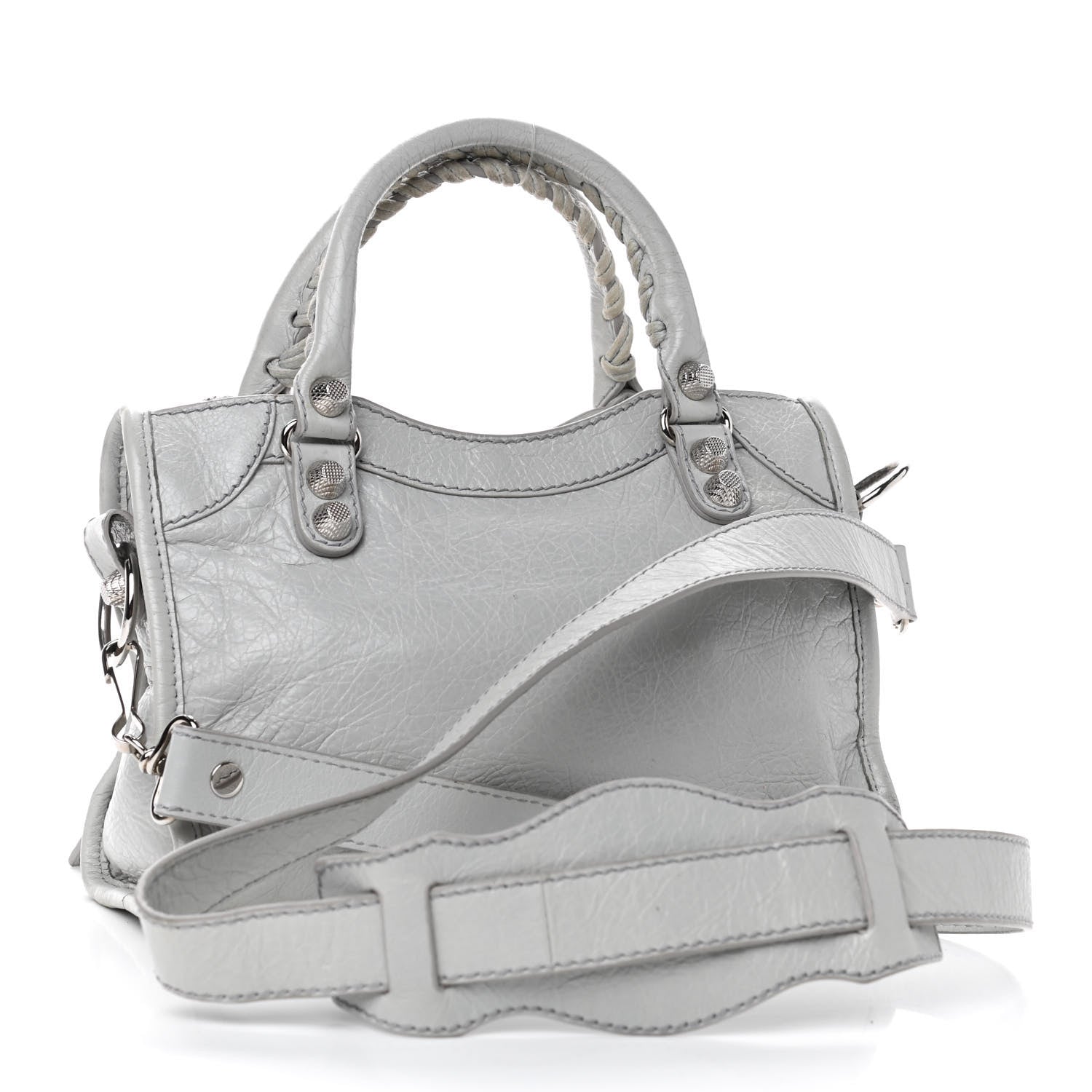 Balenciaga Agneau Giant 12 Silver Hardware Mini City Gris Glace 2 of 5