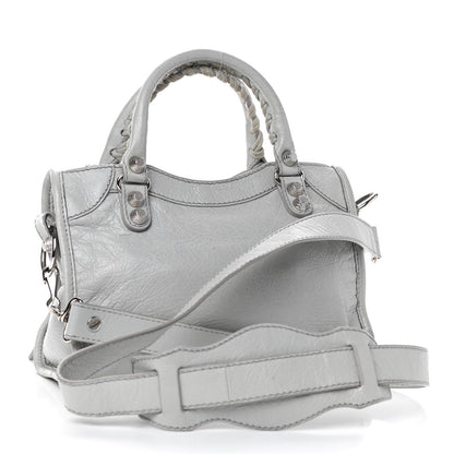 Balenciaga Agneau Giant 12 Silver Hardware Mini City Gris Glace 2 of 5