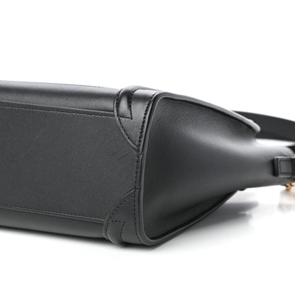 Celine Smooth Calfskin Nano Luggage Black 8 of 8