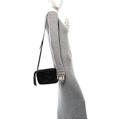 Gucci Pebbled Calfskin Small Soho Disco Bag Black 2 of 13