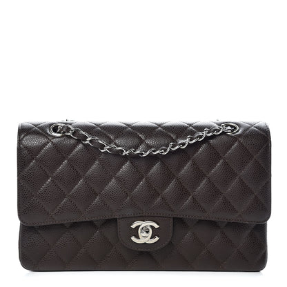 Chanel Caviar Quilted Medium Double Flap Brown 1 of 12
