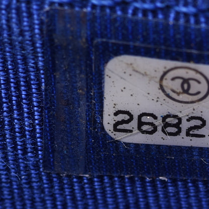 Chanel Lambskin Quilted Flap Card Holder Royal Blue 8 of 13