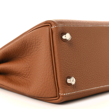 Hermes Togo Kelly Retourne 25 Gold 9 of 11