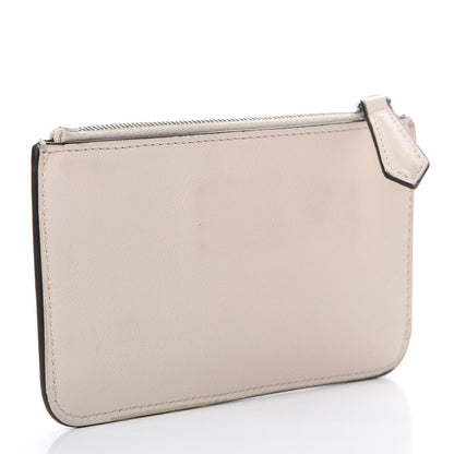 Fendi Vitello Dolce Studded Large Coin Pouch Key Case Camelia Multicolor 2 of 6